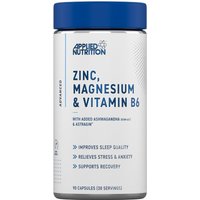 Applied Nutrition Zinc + Magnesium + Vitamin B6 with Ashwagandha Stress Support Capsules - 60 Capsules