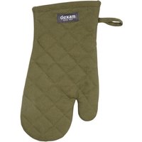 Dexam enkele ovenhandschoen Love Colour 100% katoen olijfgroen