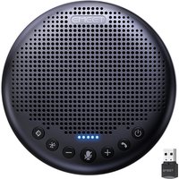 EMEET 8-Mic Bluetooth Conference Speaker, 360° Voice Pickup, AI Noise Reduction, Dual Connection, 5W Speaker Lunaplus