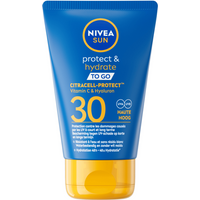 NIVEA SUN Protect & Hydrate Pocket Size Zonnemelk - Mini Zonnebrand - SPF 30 - Waterbestendig - Trekt snel in - 50 ml