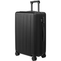 NINETYGO Danube Luggage,Carry-on Luggage, 100% Hard PC Shell, Airline Approved, Ideal for 5-7 Day Trips, Dual Spinner Wheels, TSA Lock, 66 X 45.5 X 25.5cm,Black, 24-Inch-New Arrivals