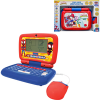 Spidey & His Amazing Friends Bilingual Talking Educational Laptop with 40 Activities in English and French