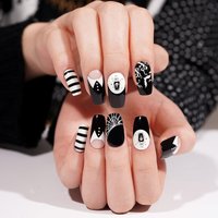 Meowmagic Kerst Gel Nagelstickers Zelfklevende Nageldecoratie TH-1554 1 vel