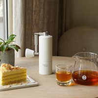 TIMEMORE Chestnut C3S PRO Handmatige Koffiemolen, Roestvrijstalen S2C Kegelvormige Koffiemolen, Handkoffiemolen met Opklapbaar Handvat, Instelbare Maalgraad voor Espresso tot French Press, Wit
