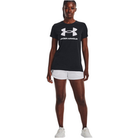 Under Armour Dames T-shirt Korte Mouwen Zwart Sportstyle Collectie M