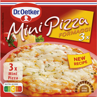 Dr. Oetker Mini Pizza Formaggi - 3 stuks