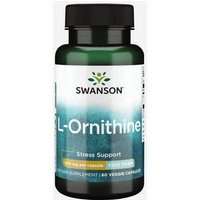 Swanson L-ornithine 500 mg - 60 vegan capsules