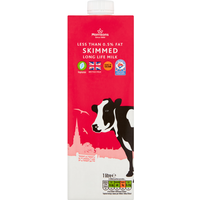 Morrisons British UHT Skimmed Milk 1 litre