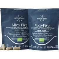 HIFAS da TERRA Mico-Five Organic Mushroom Immune Blend Capsules - 70 Capsules (2 Packs)