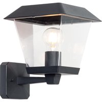 Aigostar wandlamp B-02 IP65 GU10 (lamp niet inbegrepen) enkel zwart vierkant