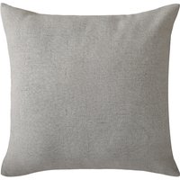 Deconovo faux linen cushion cover light grey color 50*50cm 1pc