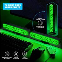 Paladone Minecraft Creepers Lichtbalken - Pack van 2, Zwart