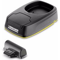 Oplaadstation en oplaadbare batterijpack van Kärcher voor WV 5 Plus - Helder, 20 cm
