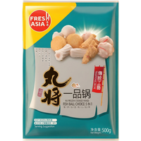 FRESHASIA Wan Jiang gemengde visballenselectie 5-in-1 500 g