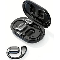 VoxorAI M75 zwart AI-vertaalheadset ondersteunt realtimevertalingen in 150 talen en is geschikt voor studie, reizen en zaken.