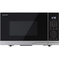 Sharp YC-PC254AE-S combinatie magnetron 25 liter met grill en convectiefunctie (zilver)