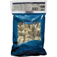 Garlic Marinated Headless Shell-on Butterfly Raw Prawns IQF 16-20/lb 1kg