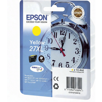 Epson inktcartridge, enkelverpakking, geel, 27XL DURABrite Ultra