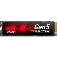 Lexar ARES PRO 2TB Gen5 NVME M.2 SSD, PCIe 5.0 x 4 Internal SSD, Up to 14,000 MB/s Read, for AI Applications, AAA Gaming, Video Editing, Compatible with PC, Laptops & PS5, 5 Year Limited Warranty