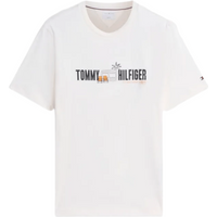 Tommy Hilfiger Logo Graphic Jersey T-shirt - Ivory Petal