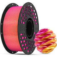 CAILAB 3D-printerfilament PLA Silk - dubbele kleur - magenta & goud