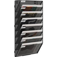 Senhoglb 8 Tier A4 Mesh Assembled Wall Pocket File Holder,Black, New Year Sale , Top gift picks