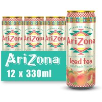 AriZona ijsthee perzik - 12 x 330 ml