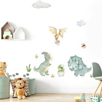 Murgall Baby Dinosaurs Wall Sticker 55x145cm 1 Sheet