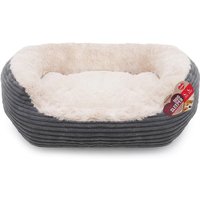 Rosewood Jumbo Cord Plush Dog Bed Small 51x45cm
