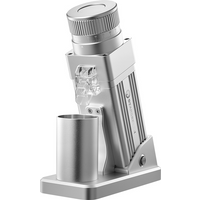 STARSEEKER E55 Pro Electric Coffee Grinder with 55mm Titanium Alloy Conical Burr, 72W AC Motor, Silver, Professional Espresso Grinder Equipped with Stepless Adjustment and Anti-powder-flying Technology, Suitable for Home and Café