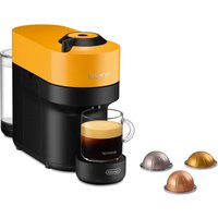 Nespresso Vertuo, De'Longhi ENV90.Y Vertuo Pop, Compacte koffie- en espressomachine, Koffiemachine met Vertuo-capsules, 0,6 Liter - Geel