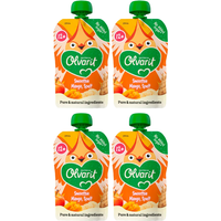 Olvarit mango spelt knijpfruit smoothie 12M+ 100 g * 4