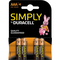 Duracell AAA Plus Power +100% - verpakking van 4
