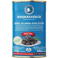 Marmarabirlik extra (xs) zwarte olijven 800 g