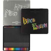 Faber-Castell kleurpotloden Zwarte Editie set - 24 stuks, blikken doos