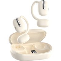 VoxorAI V90 Beige AI translator headset supports real-time translation in 150 languages and is suitable for study, travel, and business.