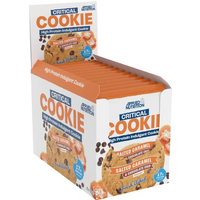 Applied Nutrition Critical Protein Nutrition Cookie Gezouten Karamel Chocoladestukjes Smaak - 12 x 73 g