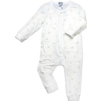Mama Bamboo Babygrow 3-6 Months White Bamboo Print