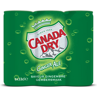 Canada Dry Ginger Ale - 6 x 330 ml