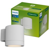 Philips Fylx Wandlamp - Buitenverlichting - GU10-Fitting - Weerbestendig: IP44 - Wit - Modern design