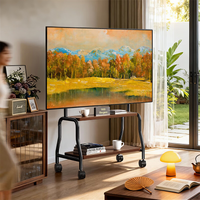 CNTSLNB+ mobiele tv-standaard + tv dubbellaags art-standaard + 32-75 inch