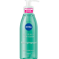 NIVEA DERMA Skin Clear Reinigingsgel - Voor de onzuivere huid - Met Salicylzuur (AHA) en Niacinamide - Gezichtsreiniger Anti Acne, Puistjes en Mee-eters - 150 ml