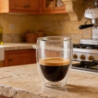 Ju7cer Glass Cup Tea Glasses Drinking Glasses Coffee Glass 350ml 1pc