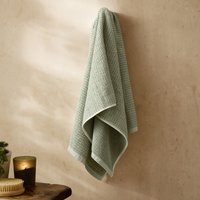 Yard Hand Towel Hebden Waffle Bay Green 50x100cm