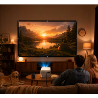 Big Screen Entertainment Bundel - XGODY Gimbal N6 Pro Draagbare Projector Met 120 Inch Projectiescherm Als Cadeau