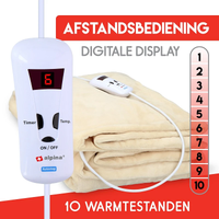 Alpina Verwarmde Deken Ivoor 180W 130cm*180cm Elektrische Deken Elektrische Deken