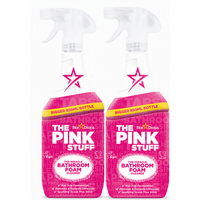 Star Drops The Pink Stuff The Miracle Bathroom Foam Cleaner 850ml, Pack of 2