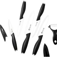 Plys Ceramic Knife Set (5 knives + peeler) Knife Set Kitchen Knife Set