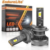 ENdureLite 9005/HB3 LED-koplampen, 20.000 lumen, 300% helderder, 6000K koel wit licht, plug-and-play, efficiënt koelsysteem, set van 2
