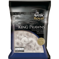 Arctic Royal Raw Peeled & Deveined King Prawns IQF 41/50 1 kg (700 g Net)